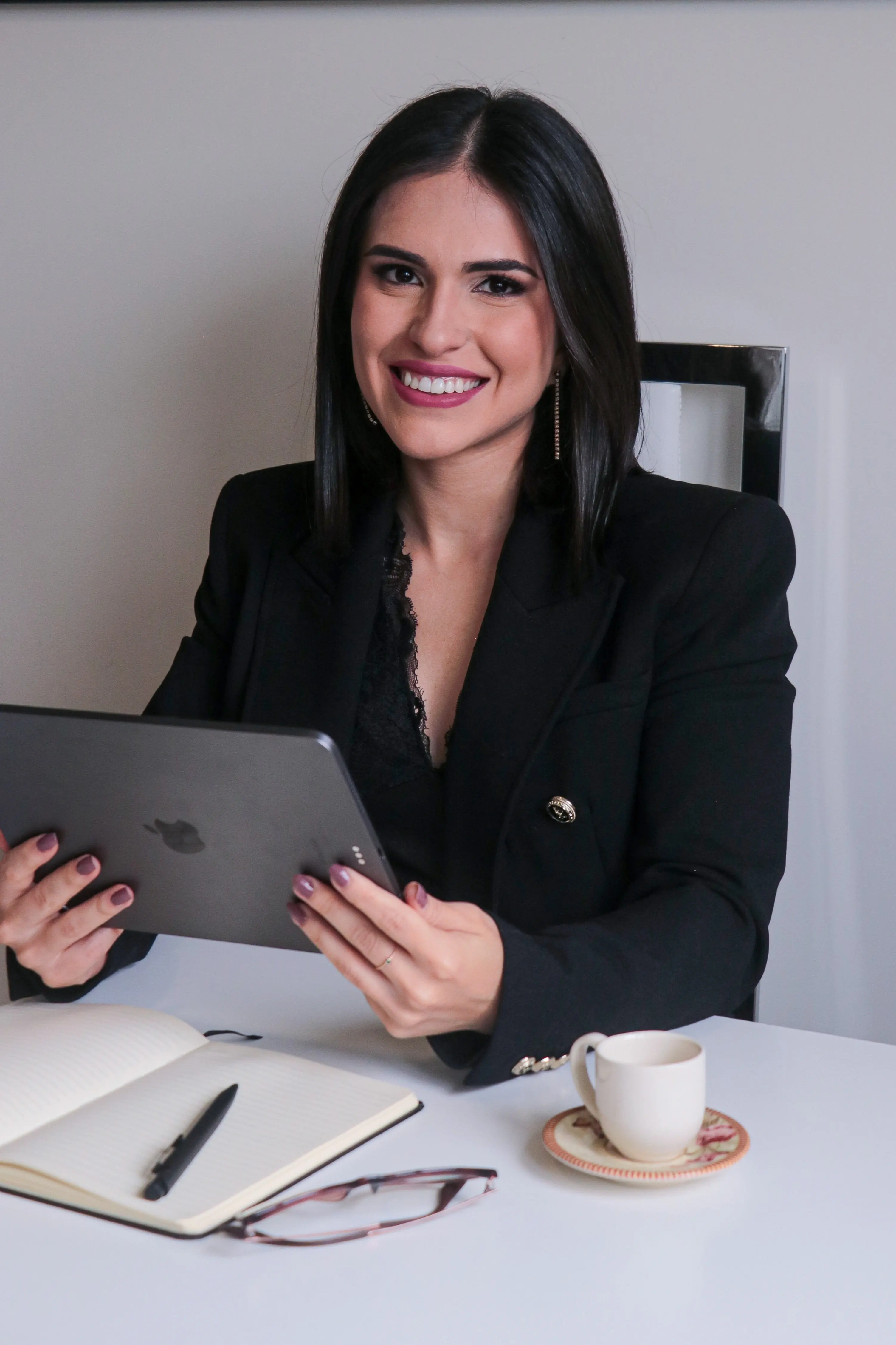 Priscila Oliveira a trabalhar como nutricionista
